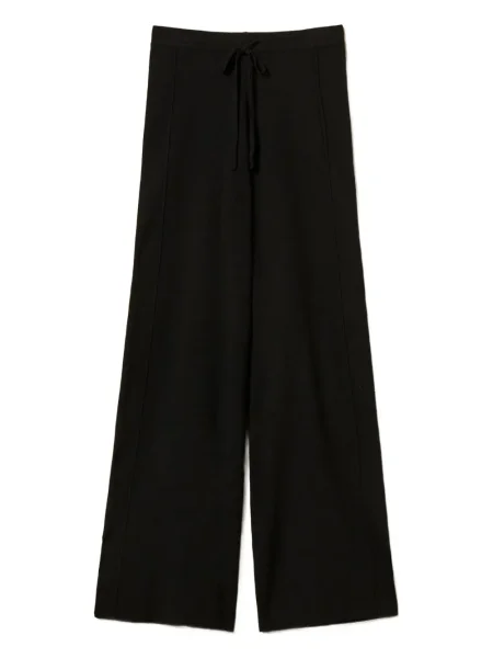 Pantaloni Twinset cu crăpătură negru