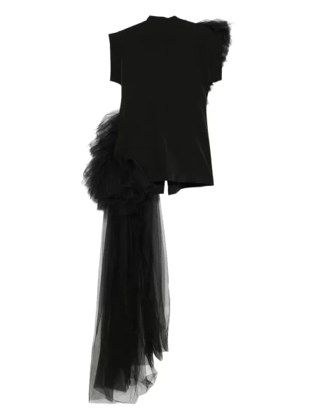 Rochie Alchemy cu volane din tul de costum negru