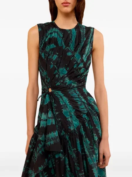 Rochie midi Ulla Johnson cu volane negru