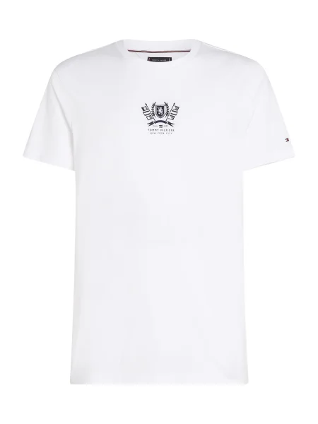 TOMMY HILFIGER Tricou negru alb