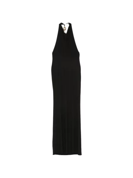 Rochie maxi Cult Gaia cu gât halter negru