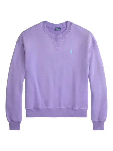 Briaunotas pusiau užtrauktukas zomšinės bokseriai Polo Ralph Lauren balta