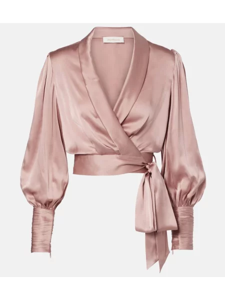 Top Zimmermann de mătase plic roz