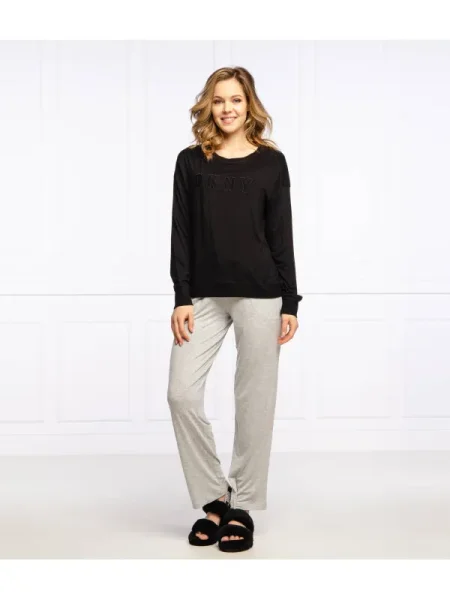 DKNY SLEEPWEAR Top de pijama negru