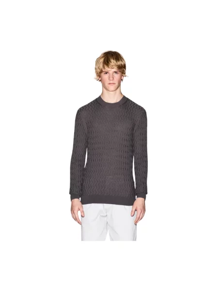 Sweter Armani Exchange wełniany szary