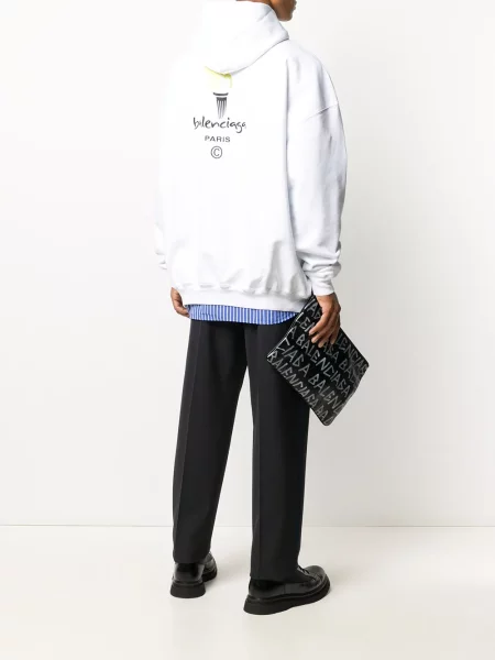 Bluza z kapturem Balenciaga