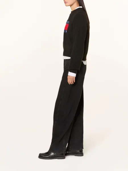 Tommy Jeans Barrel Džíny denim black černé