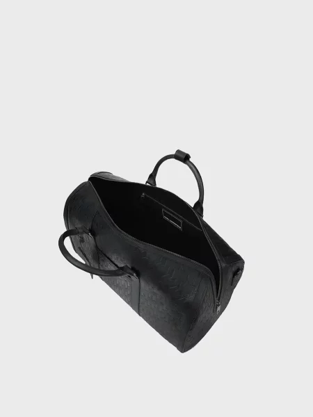 Шкіряна сумка Karl Lagerfeld чорна