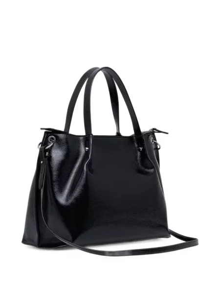 Geantă shopper Armani Exchange cu autograf negru