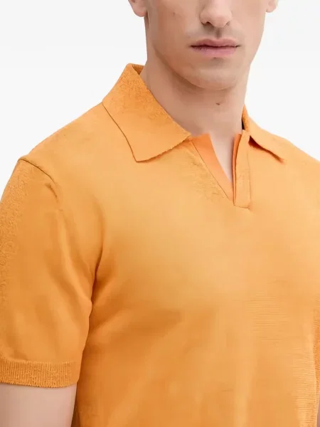 Tricou polo Benetton portocaliu