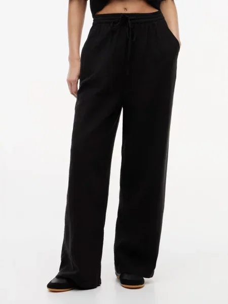 Tommy Jeans Pantaloni negru