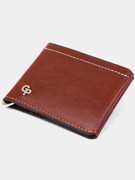 Grande Pelle Портмоне Шкіра коричневий