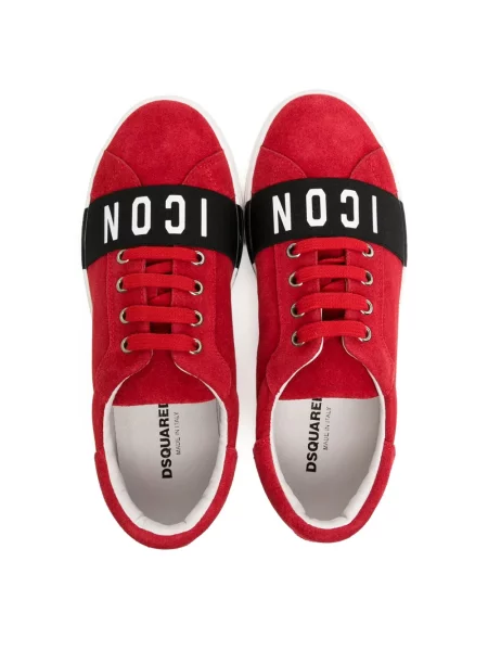 Sneakersy dziecięce Dsquared2 czerwone
