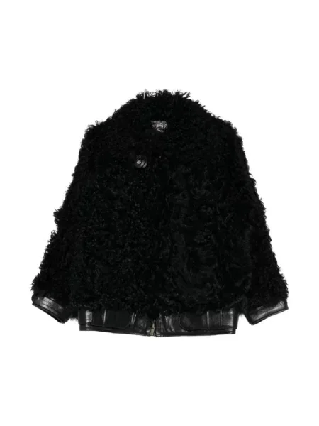 Kurtka skórzana Golden Goose czarna