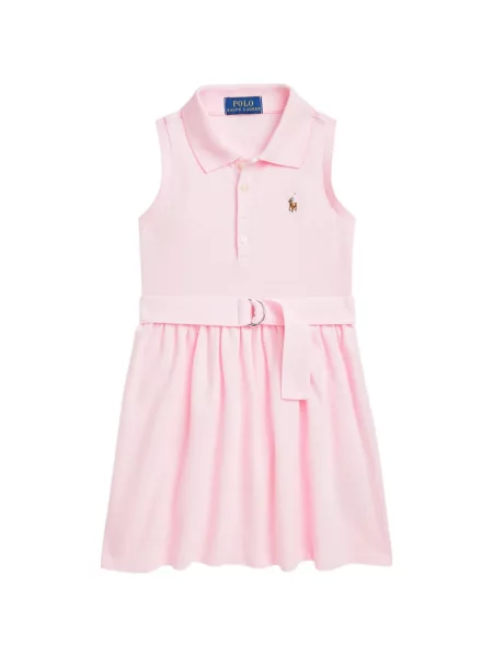 Sukienka dziecięca Polo Ralph Lauren różowa