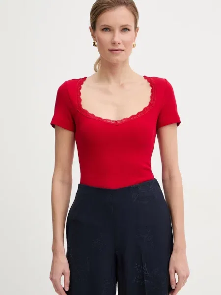 Morgan t-shirt czerwona