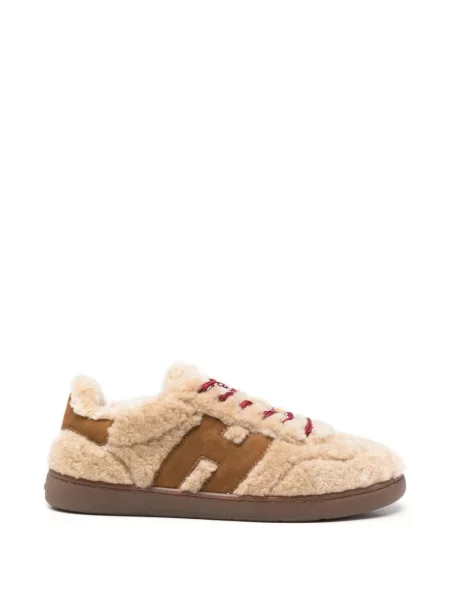 Sneakerși Hogan din piele de oaie cu autograf