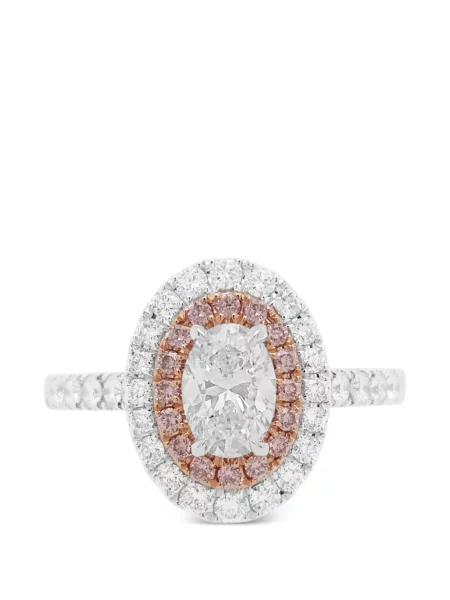 Cocktail diamant inel Hyt Jewelry argintiu