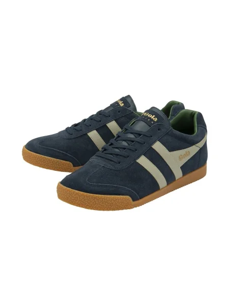 Pantofi Gola din piele de căprioară albastru