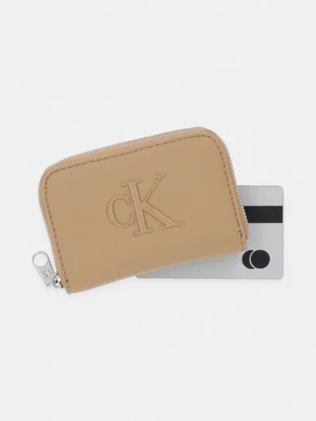 Calvin Klein Pénztárcák cappuccinobarna bézs