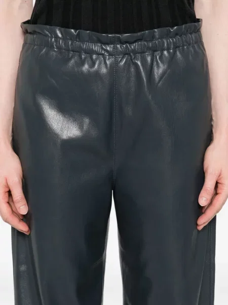 Pantaloni Nanushka albastru