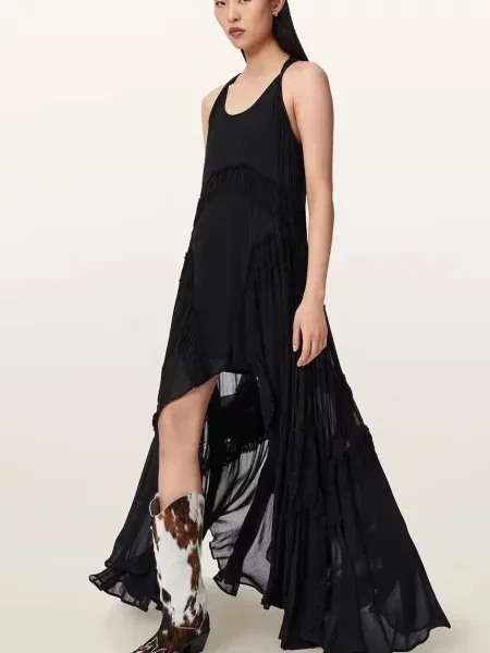 AllSaints асиметрична сукня DORINA
