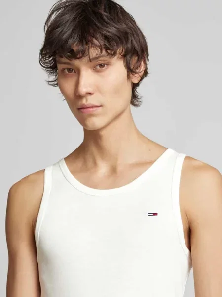Koszulka Tommy Jeans z logo biała