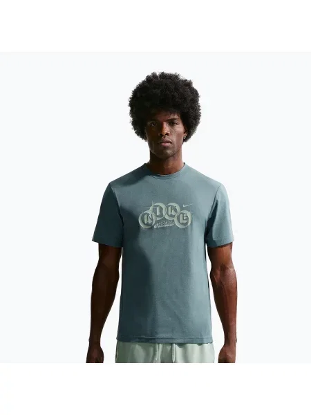 Tricou de antrenament bărbați Nike Hyverse Dri-Fit Training mineral slate/steam