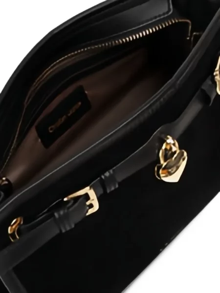 Τσάντα shopper Christian Lacroix με αγκράφα μαύρο