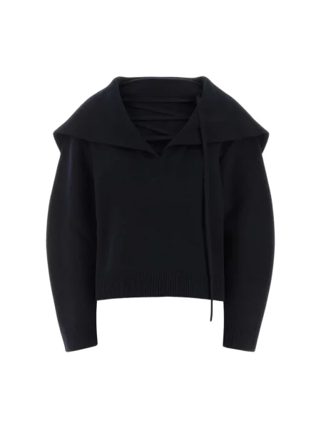 Sweter Ferragamo wełniany niebieski