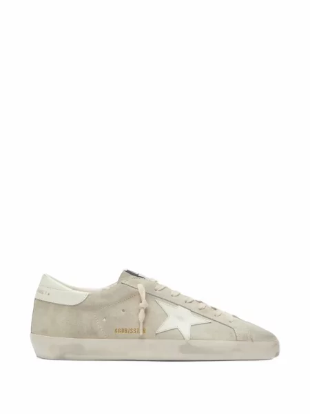 Szarvasbőr sneaker Golden Goose fehér