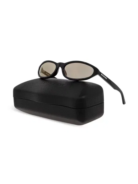 Veidrodinis saulės akiniai Balenciaga Eyewear juoda