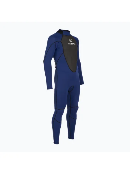 Costum de surfing pentru bărbați AQUASTIC din neopren mm WAVEY bleumarin