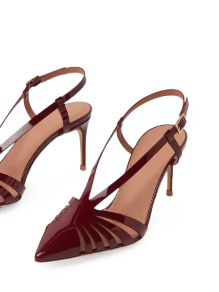 Pantofi cu toc Malone Souliers slingback roșu