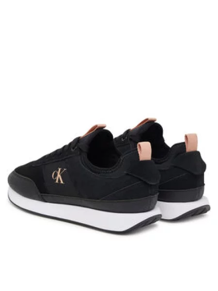 Calvin Klein Sportcipők Retro Runner Sock Laceup Neo Mix fekete