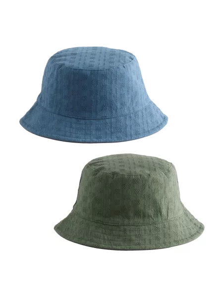 Next Klobouk Boonie světlemodrá zelená