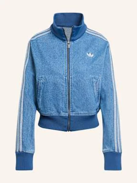 Džínová bunda Adidas Originals modrá