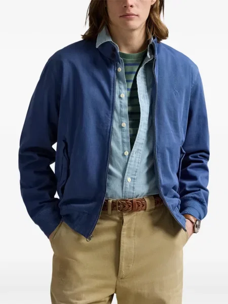 Șosete Polo Ralph Lauren cu model herringbone cu broderie plasă albastru