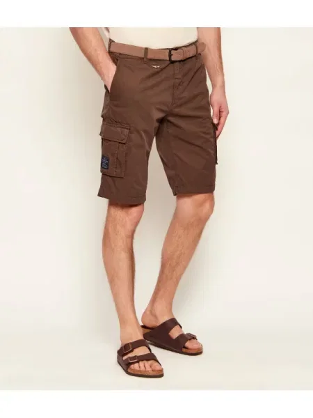 Aeronautica Militare Pantaloni scurți maro