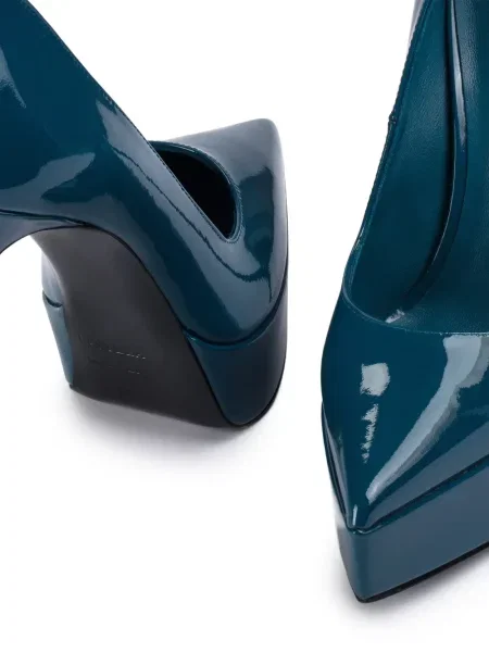 Pantofi cu toc Le Silla cu platformă albastru