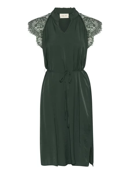 Cream Šaty Nola tmavě zelená