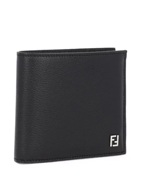 Кожено портмоне Fendi черно