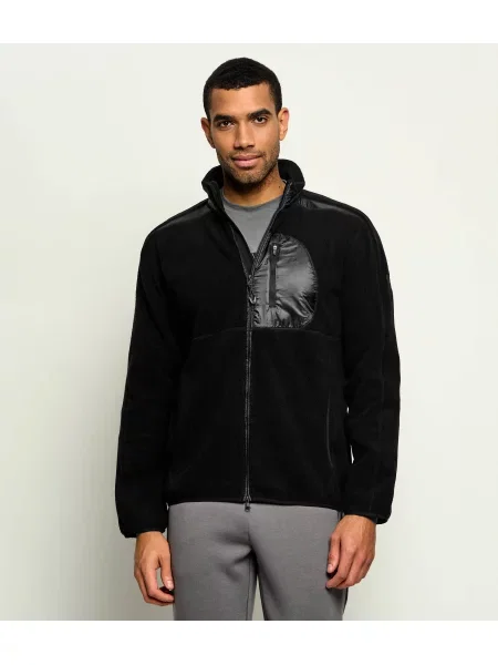Hanorac din fleece Ea7 din fleece negru