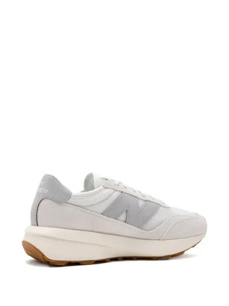 Велурени чехли New Balance на платформе сиво