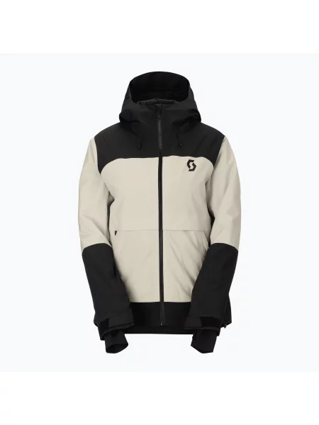 Geacă de schi pentru femei SCOTT Ultimate Dryo 10 latte beige/black negru