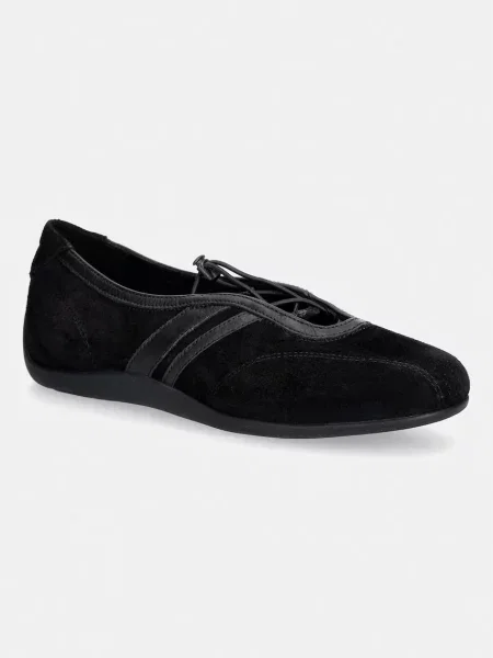 Vagabond Shoemakers balerina cipő velúr HOLLIE fekete