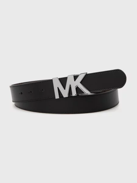 Michael Kors pasek skórzany dwustronny czarny brązowy