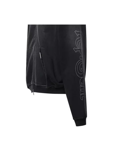 Represent Bluza rozpinana z kapturem czarna