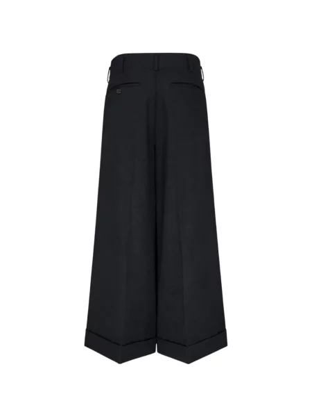 Pantaloni palazzo Comme Des Garçons negru
