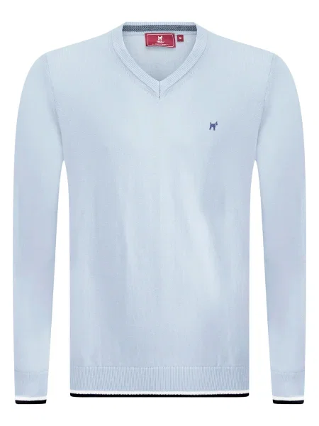 Williot Pulover albastru / negru alb